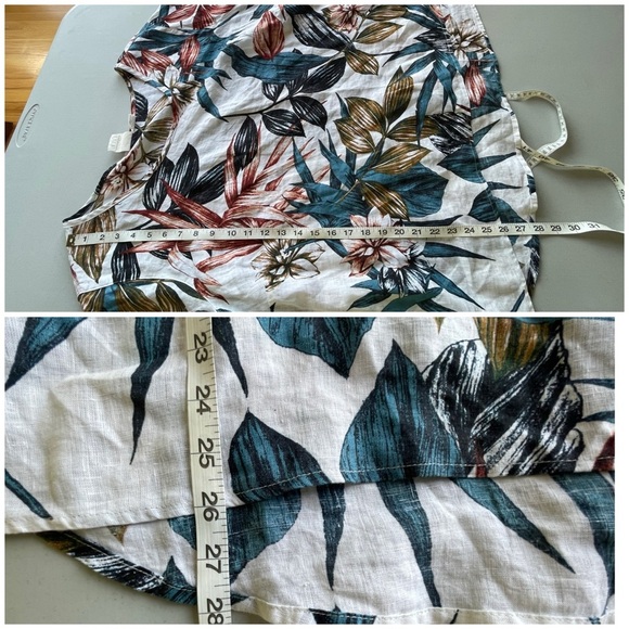 C & C California 100% LInen plus size 3X tropical resort vacation breathable - Picture 6 of 13